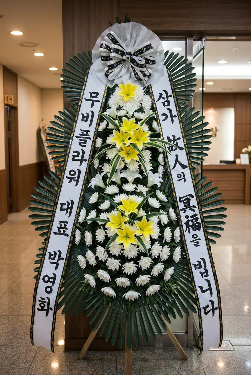 소담한 근조화환 